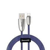 Baseus Torch Lightning Şarj Kablosu Mavi 2M CALHJ-B15 - 1