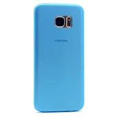 Galaxy S7 Edge ile Uyumlu Slim Cover Açık Mavi - 1