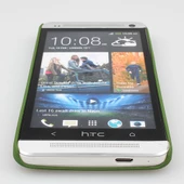 One M7 ile Uyumlu Kumlu Sert Kauçuk Kılıf Yeşil - 2