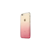 Baseus iPhone 6 Plus / 6S Plus ile Uyumlu Illusion Silikon Kılıf Pembe - 1