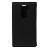 G2 Mini D610 ile Uyumlu Magnum Serisi Yan Model Kapaklı Kılıf Siyah - 2