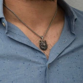 MuI MuI ​Gümüş Kurt Kafası Kolye - 3