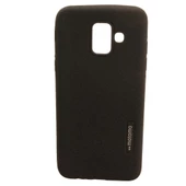 Galaxy A6 2018 ile Uyumlu Motomo Silikon Kılıf Siyah - 2