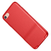 Baseus iPhone 7 / 8 ile Uyumlu Şarj ve Kulaklık Girişli Audio Case Kılıf Kırmızı - 2