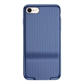 Baseus iPhone 7 / 8 ile Uyumlu Şarj ve Kulaklık Girişli Audio Case Kılıf Mavi - 2