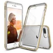 Ringke Frame İphone 7 Plus ile Uyumlu Çerçeveli Bumper Kılıf Royal Gold - 1