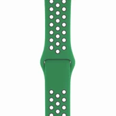 Apple Watch ile Uyumlu 42-44mm Silikon Kayış Su Yeşili/Gri - 1