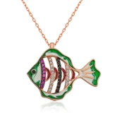 MuI MuI Gümüş Balık Kolye - 1