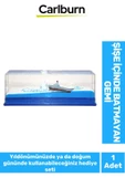 Özel Tasarım Aşk Batmayan Gemi Yıl Dönümü Kız Arkadaş Doğum Günü Hediye Sevgiliye Akvaryum 17*6 Cm - 1