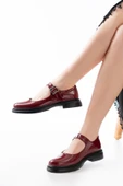 YSN-4444 Bordo Rugan Günlük Bayan Ayakkabı thumbnail 2