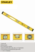 Stanley 1-42-922 Pro 180 I-Beam Üç Tüplü Su Terazisi 100cm ST142922 - 2