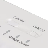 Apple iPad Mini 5 7.9" Uyumlu Kablosuz Bluetooth Şarj Edilebilir Klavye Mouse Seti - Mor - 2
