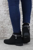 Fort 4280 Rahat Esnek Toka Taş Detaylı Sıcak Astar Kadın Bot thumbnail 4