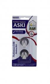 ASKI 2 Lİ KENDİNDEN YAPIŞKANLI YUVARLAK METAL VODASEAL - 1