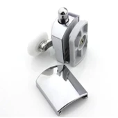 Kırılmaz Duşakabin Tekeri Krom Çift Teker Duşakabin Rulmanı Eksiksiz Tam Set thumbnail 7