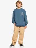 Quiksilver EQBFT03908-18314 Screen Crew Erkek Çocuk Sweatshirt - 5