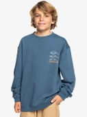 Quiksilver EQBFT03908-18314 Screen Crew Erkek Çocuk Sweatshirt - 3