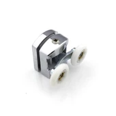 Kırılmaz Duşakabin Tekeri Krom Çift Teker Duşakabin Rulmanı Eksiksiz Tam Set thumbnail 5