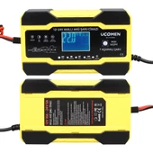 UCOMEN UC-C121001A SARI 12/24 VOLT MAX 10 AMPER LED GÖSTERGELİ AKÜ ŞARJ CİHAZI - 2