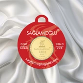 0.50 GR 22 AYAR SAĞLAMOĞLU GRAM ALTIN - 1