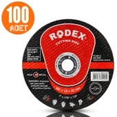 Rodex İnox Metal Kesici Taş Disk 180x1.6x22.23 mm 1-5-10-50 Adet - 11