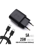 Samsung M34 5G - M35 Uyumlu Şarj Aleti 25W HIZLI  ve 5A Şarj Kablosu - 2