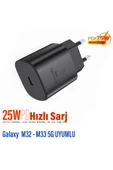 Samsung Galaxy M32 - Galaxy M33 5G Uyumlu Şarj Aleti 25W HIZLI thumbnail 1