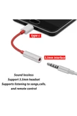 Samsung S21 - S21 FE - S21 Ultra  TypeC 3.5mm Çevirici Jack Aparat Kulaklık Dönüştürücü Type-C - 5