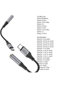 iPhone 15-15 PLUS-15 PRO-15 PRO MAX Kulaklık Dönüştürücüsü Type-C Çevirici Aparat - 5