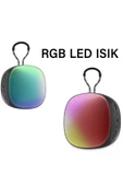 Kablosuz Haparlör 1200 Mah 5W Taşınabilir Bluetooth Ses Bombası Led Işıklı Speaker - 3