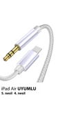 iPad Air 5. nesil 4. nesil uyumlu AUX Kablo Ses Dönüştürücüsü Hasır Type-C Çeviricisi - 1