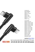 iPad Air 13 inç M2 M4 iPad Air 4 - 5 Nesil Şarj Kablosu Uzun 3 metre Type C to Type C Hızlı Şarj - 2