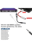 Samsung A73 5G A80 A60 Type C Jack Aparat Kulaklık Dönüştürücü 3.5mm Çevirici Type-C - 4