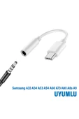 Samsung A33 A34 Uyumlu Kulaklık Girişi Dönüştürcü 3.5 Mm Type C Kulaklık Çevirici Adaptör - 1