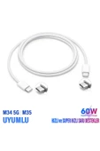 . M34 5G - M35 25W HIZLI Şarj Kablosu Type-C den Type-C ye 60w - 1