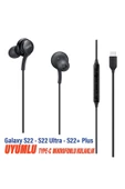 Samsung  S22 - S22 Ultra - S22+ Plus Uyumlu Type-C Mikrofonlu Kulaklık - 1