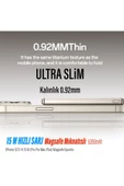 iPhone 12 13 14 Uyumlu 15W Hızlı Şarj Magsafe Powerbank 5000 Mah Kablosuz Ultra İnce Mıknatıslı - 5