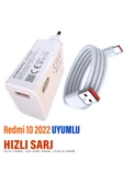 Redmi 10 2022 Uyumlu Şarj Aleti HIZLI Şarj ve Kablosu 33w HIZLI - 1
