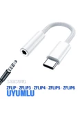 Samsung ZFlip-ZFlip3-ZFlip4-ZFlip5-ZFlip6 3.5mm Jack Aparat Çevirici Kulaklık Dönüştürücü Type-c - 1