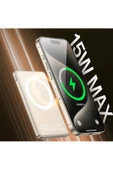 iPhone 15 16 Uyumlu 15W Hızlı Şarj Magsafe Powerbank 5000 Mah Kablosuz Ultra İnce Mıknatıslı - 6
