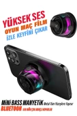 Bluetooth Hoparlör Yüksek Ses Mini Bass Manyetik Mıknatıslı Kablosuz Speaker Ses Bombası - 1