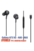 Samsung A73 5G - A80 - A60 Uyumlu Type-C Kulaklık Mikrofonlu - 1