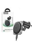 Magsafe 15W Hızlı Şarj Kablosuz Araç Havalandırma Telefon Tutucu thumbnail 6