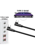 iPhone 15 - 16 - Pro - Pro Max - Plus Şarj Kablosu Uzun 3 metre Type C to Type C Hızlı Şarj Kablosu thumbnail 2