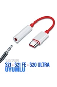 Samsung S21 - S21 FE - S21 Ultra  TypeC 3.5mm Çevirici Jack Aparat Kulaklık Dönüştürücü Type-C - 1