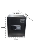 Yuma  YM-802-L Elektronik Şifreli ve Anahtarlı Çelik Kasa - 10
