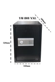 Yuma  YM-801-XXL Elektronik Şifreli ve Anahtarlı Çelik Kasa thumbnail 10