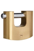 Yale  Y114b/90/127/1 - 90mm Oval Kayar Pimli Pirinç Asma Kilit Sertleştirilmiş Çelik Halka - 1