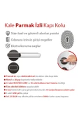 Kale Kilit  Kale Parmak Izli Kol Seti-mat Siyah Kd050/50-120 - 2