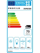 PROFİLO DVP6C420 Beyaz Duvar Tipi Davlumbaz - 5